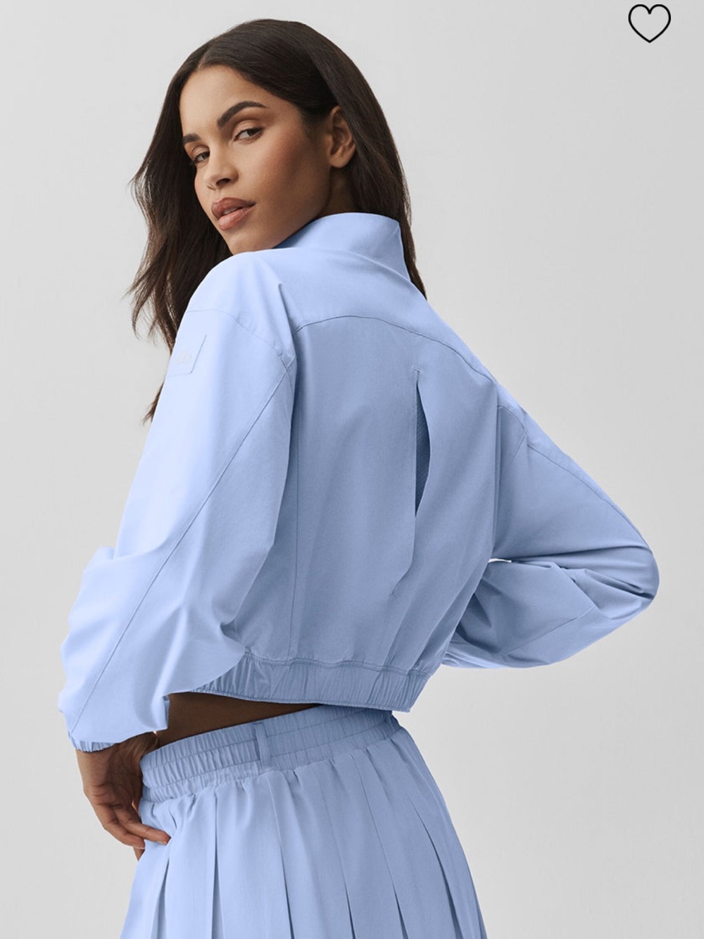 ALO Yoga Club House Jacket in WHITE - Picture 10 of 11
